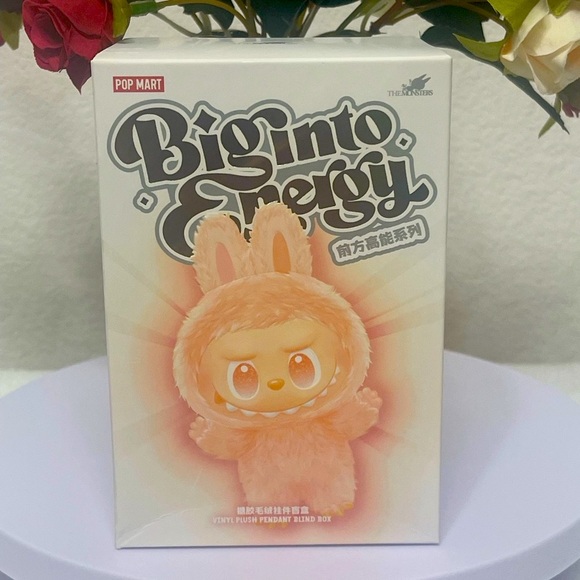 Labubu Accessories - Pop Mart Big Energy Plush Blind Box - Peach